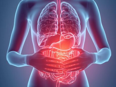 Psychobiotic gut brain connection mental health concept